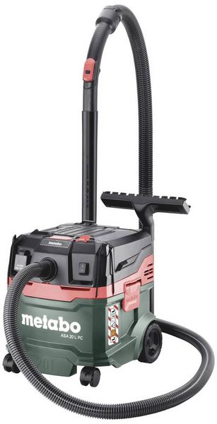 Produktbild: Metabo ASA 20 L PC 602085000 Nass-/Trockensauger 1er Set 1200 W 20 l Staubklasse L zertifiziert, antistatisch