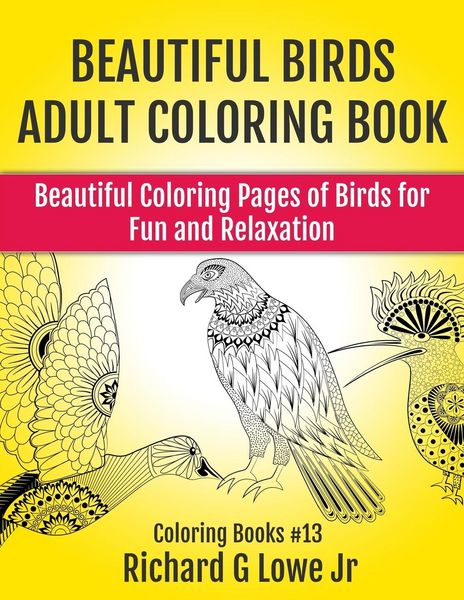 Produktbild: Beautiful Birds Adult Coloring Book