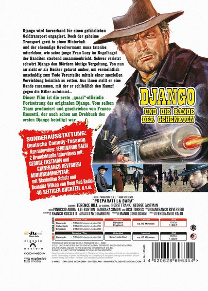 Django und die Bande der Gehenkten - Mediabook - Cover B  [2 BRs]