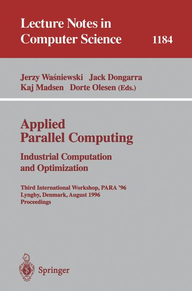 Produktbild: Applied Parallel Computing. Industrial Computation and Optimization
