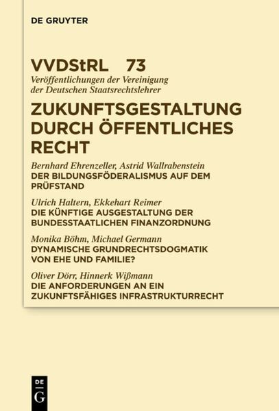 Produktbild: Zukunftsgestaltung durch &Ouml;ffentliches Recht