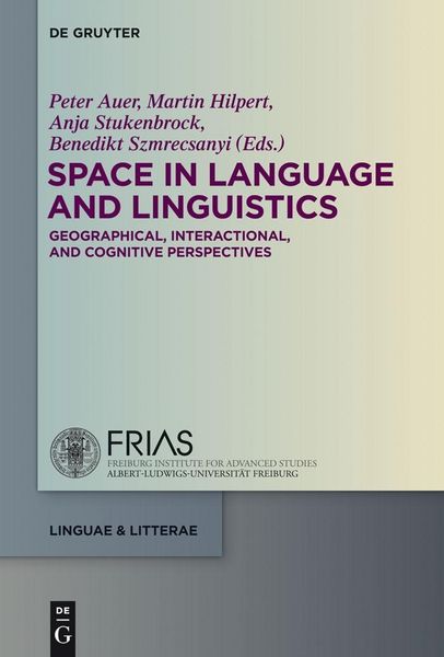Produktbild: Space in Language and Linguistics