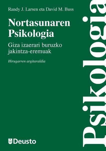 Produktbild: Larsen, R: Nortasunaren psikologia : giza izaerari buruzko j