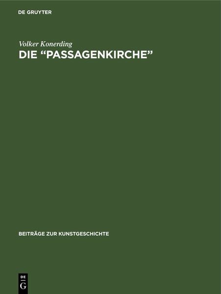 Produktbild: Die &ldquo;Passagenkirche&rdquo;