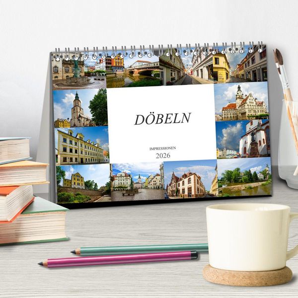 Produktbild: D&ouml;beln Impressionen (Tischkalender 2026 DIN A5 quer), CALVENDO Monatskalender