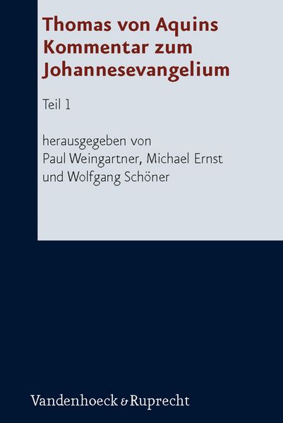Produktbild: Thomas von Aquins Kommentar zum Johannesevangelium