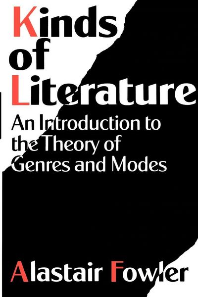Produktbild: Kinds of Literature - An Introduction to the Theory of Genres and Modes