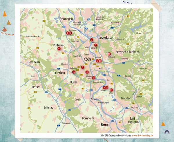 Produktbild: Rund um K&ouml;ln. Radeln f&uuml;r die Seele