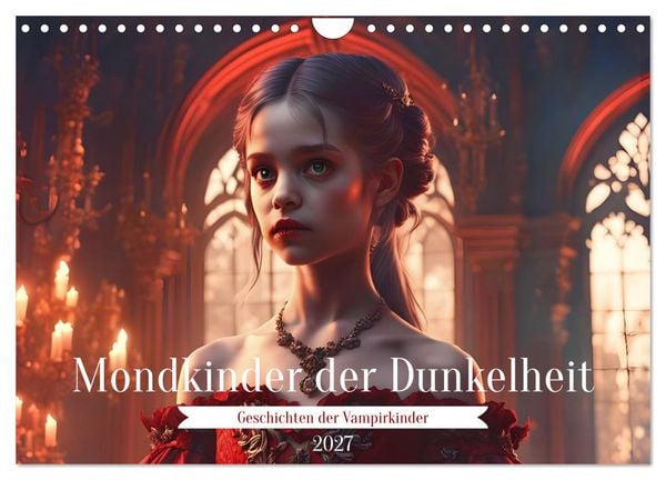 Produktbild: Mondkinder der Dunkelheit (Wandkalender 2027 DIN A4 quer), CALVENDO Monatskalender
