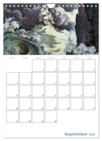 Produktbild: Segelschiffe - mit Planerfunktion (Wandkalender 2027 DIN A4 hoch), CALVENDO Monatskalender