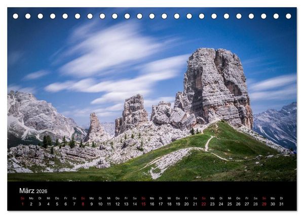 Produktbild: Meine Sicht der Alpen (Tischkalender 2026 DIN A5 quer), CALVENDO Monatskalender