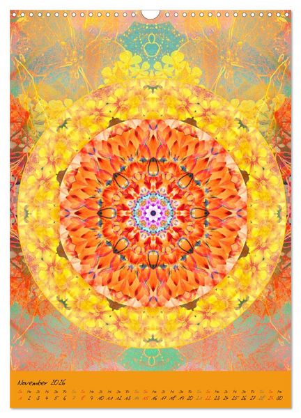 Produktbild: Bl&uuml;hende Mandalas (Wandkalender 2026 DIN A3 hoch), CALVENDO Monatskalender