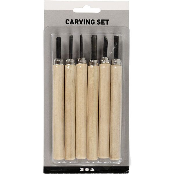 Produktbild: Creativ Company Schnitzwerkzeuge, 6er Set
