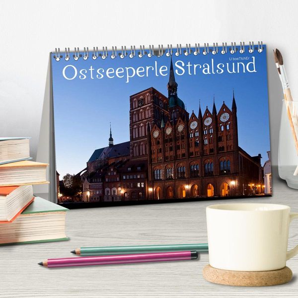 Produktbild: Ostseeperle Stralsund (Tischkalender 2026 DIN A5 quer), CALVENDO Monatskalender
