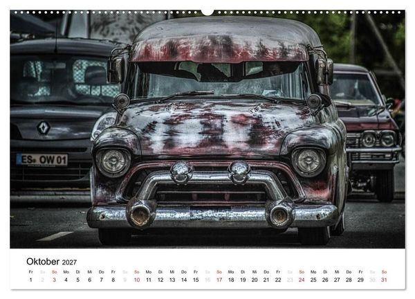 Produktbild: Custom Cars - M&auml;nnertr&auml;ume werden wahr (hochwertiger Premium Wandkalender 2027 DIN A2 quer), Kunstdruck in Hochglanz