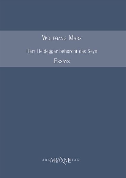 Produktbild: Herr Heidegger behorcht das Seyn