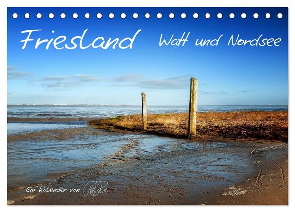 Produktbild: Friesland - Watt und Nordsee / CH-Version (Tischkalender 2026 DIN A5 quer), CALVENDO Monatskalender