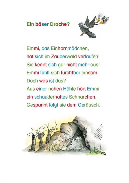Produktbild: Silbengeschichten zum Lesenlernen - Einhorngeschichten