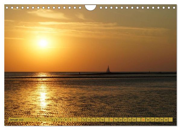 Produktbild: Norderney - von barfu&szlig; bis Lackschuh (Wandkalender 2026 DIN A4 quer), CALVENDO Monatskalender