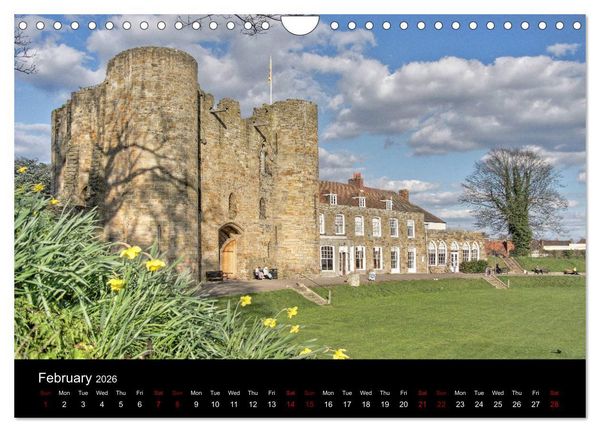 Produktbild: Castles of Kent and Sussex (Wall Calendar 2026 DIN A4 landscape), CALVENDO 12 Month Wall Calendar