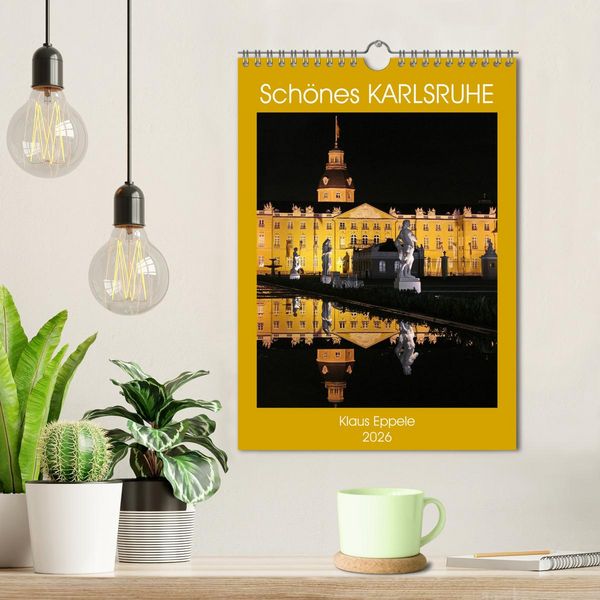 Produktbild: Sch&ouml;nes Karlsruhe (Wandkalender 2026 DIN A4 hoch), CALVENDO Monatskalender
