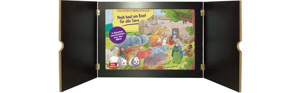 Produktbild: Noah baut ein Boot f&uuml;r alle Tiere. Kamishibai Bildkartenset