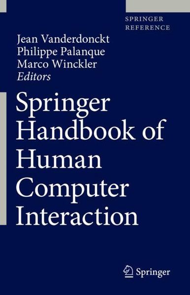 Produktbild: Handbook of Human Computer Interaction