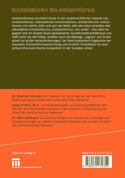 Produktbild: Konstellationen des Antisemitismus