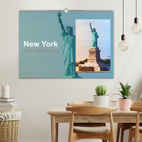 Produktbild: New York - einmal anders (Wandkalender 2026 DIN A2 quer), CALVENDO Monatskalender