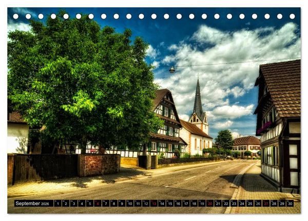 Produktbild: Sch&ouml;nes S&uuml;dwest-Deutschland Streifz&uuml;ge zwischen Rhein, Rebland und Schwarzwald (Tischkalender 2026 DIN A5 quer), CALVENDO Monatskalender