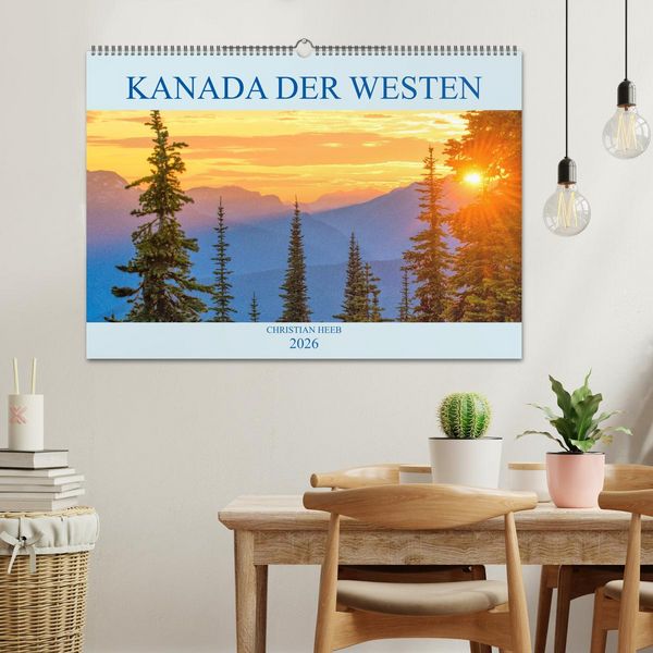 Produktbild: Kanada der Westen (Wandkalender 2026 DIN A2 quer), CALVENDO Monatskalender
