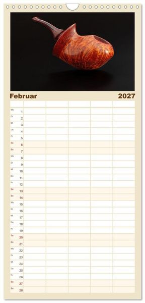 Produktbild: Familienplaner 2027 - Pfeifenwelten mit 5 Spalten (Wandkalender, 21 x 45 cm) CALVENDO