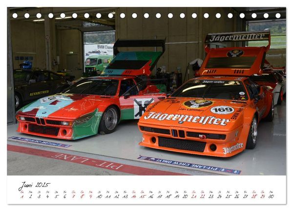 Produktbild: BMW M1 Procar (Tischkalender 2025 DIN A5 quer), CALVENDO Monatskalender