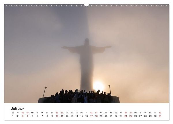 Produktbild: Rio de Janeiro - Kontraste. Farben. Licht (hochwertiger Premium Wandkalender 2027 DIN A2 quer), Kunstdruck in Hochglanz
