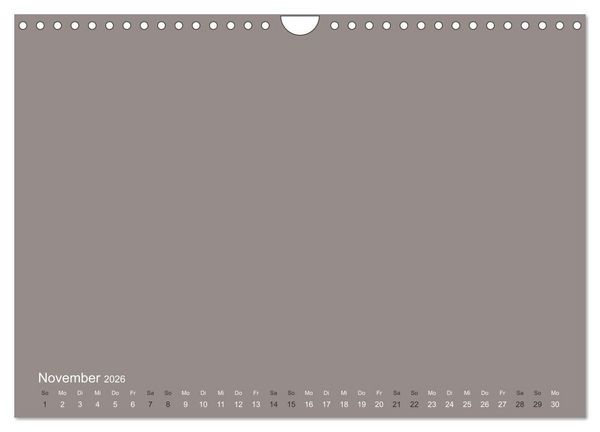 Produktbild: DIY Bastel-Kalender -Erdige Pastell Farben- Zum Selbstgestalten (Wandkalender 2026 DIN A4 quer), CALVENDO Monatskalender