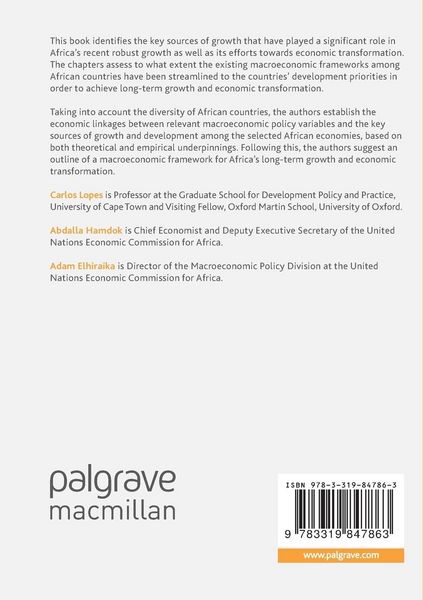 Produktbild: Macroeconomic Policy Framework for Africa's Structural Transformation