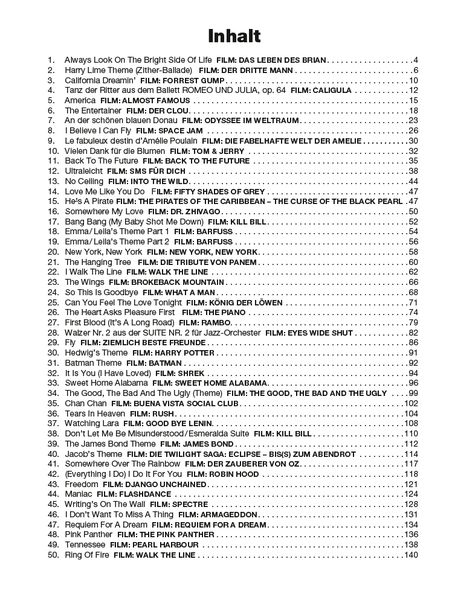 Produktbild: 50 Filmhits f&uuml;r Gitarre