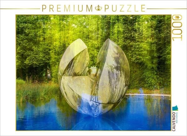 CALVENDO Puzzle Kunststation am Egelsee | 1000 Teile Lege-Größe 64 × 48 cm Foto-Puzzle für glückliche Stunden
