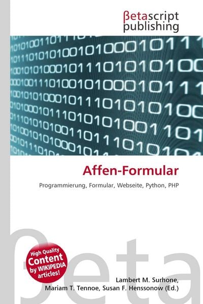 Produktbild: Affen-Formular