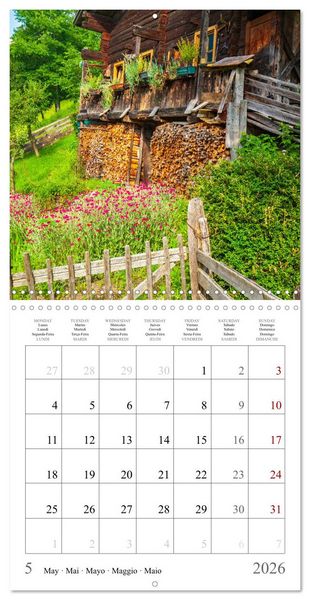 Produktbild: Beautiful old farmhouses (Wall Calendar 2026 12 &times; 12 Inch) CALVENDO 12 Month Wall Calendar