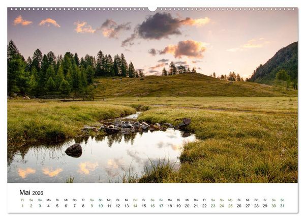 Produktbild: Ultental - Ein Jahr in Bildern (Wandkalender 2026 DIN A2 quer), CALVENDO Monatskalender
