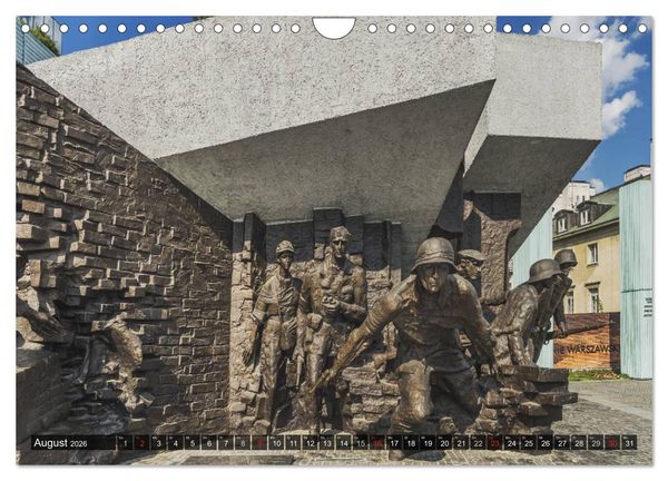 Produktbild: Ein Wochenende in Warschau (Wandkalender 2026 DIN A4 quer), CALVENDO Monatskalender