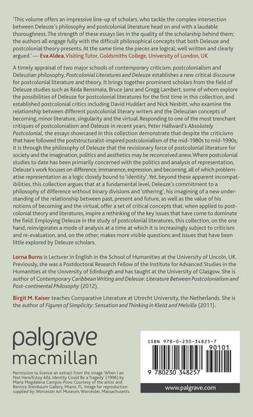 Produktbild: Postcolonial Literatures and Deleuze