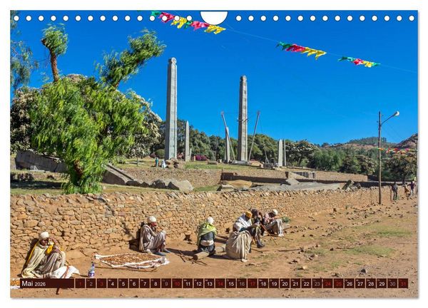 Produktbild: &Auml;thiopien - 13 Monate Sonnenschein (Wandkalender 2026 DIN A4 quer), CALVENDO Monatskalender