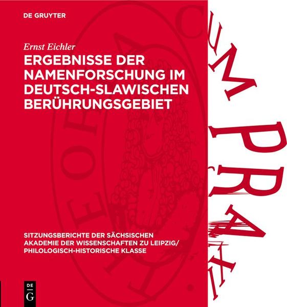 Produktbild: Ergebnisse der Namenforschung im deutsch-slawischen Ber&uuml;hrungsgebiet