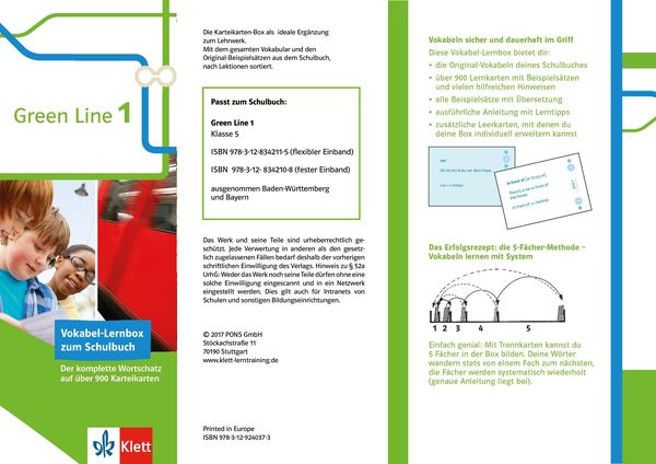 Produktbild: Green Line 1. Vokabel-Lernbox (G8 und G9)