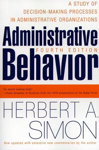 Produktbild: Administrative Behavior, 4th Edition
