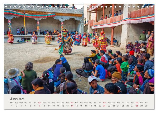Produktbild: Buddhist Impressions of Ladakh (Wall Calendar 2026 DIN A4 landscape), CALVENDO 12 Month Wall Calendar