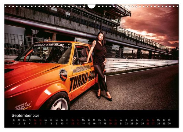 Produktbild: Cars and Girls (Wandkalender 2026 DIN A3 quer), CALVENDO Monatskalender