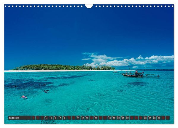 Produktbild: Karibu Sansibar (Wandkalender 2026 DIN A3 quer), CALVENDO Monatskalender